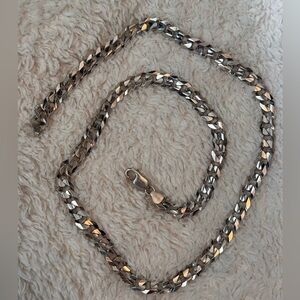 Sterling Silver Curb Chain Necklace